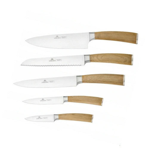 Gerlach Block Knife Set Natur, 5pcs