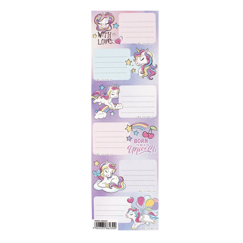 Starpak Label Stickers for Notebooks Unicorn 25-pack