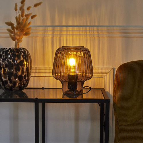 Table Lamp Lasima, smoked