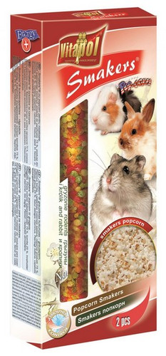 Vitapol Smakers Snack for Rodents & Rabbits - Popcorn 2pcs