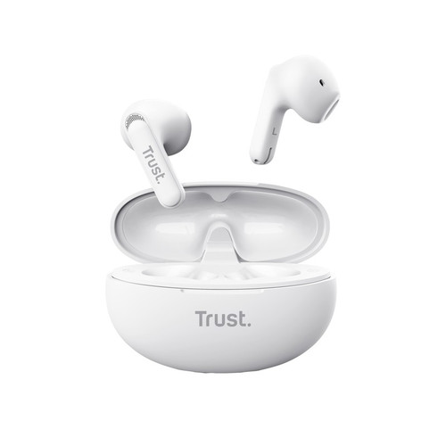 Trust Yavi Bluetooth ENC Earphones, White
