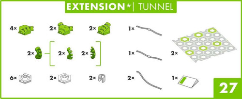 Gravitrax Extension Set Tunnel 8+