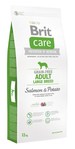 Brit Care Dog Food Grain Free Adult Large Salmon & Potato 12kg