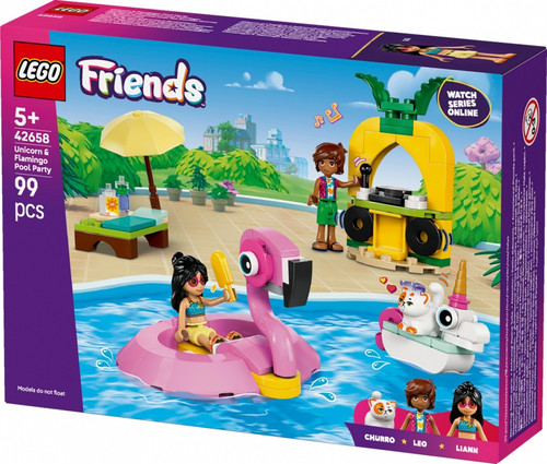 LEGO Friends Unicorn & Flamingo Pool Party 5+