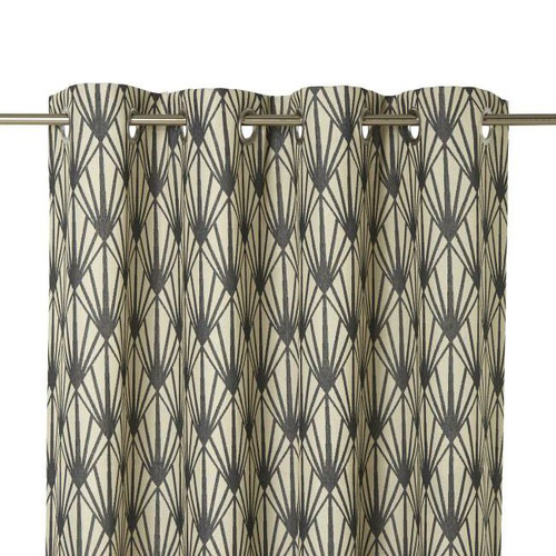 Curtain GoodHome Fremont 140x260cm, grey