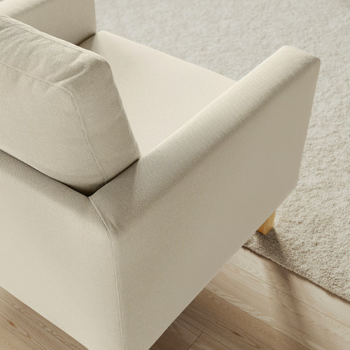 SALTSJÖBADEN Armchair, Fridtuna light beige