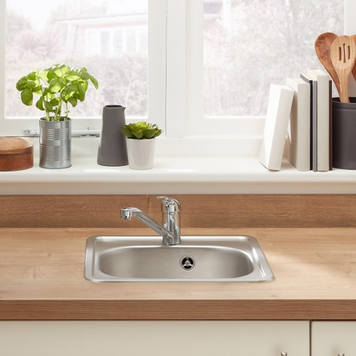 Steel Kitchen Sink Petrina 1 Bowl