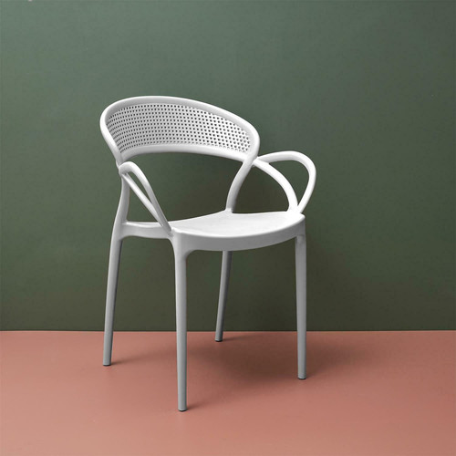 Chair Salmi, outdoor, white