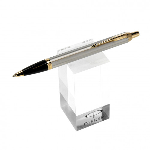 Parker Gift Set IM Steel GT - Fountain Pen & Ballpoint Pen