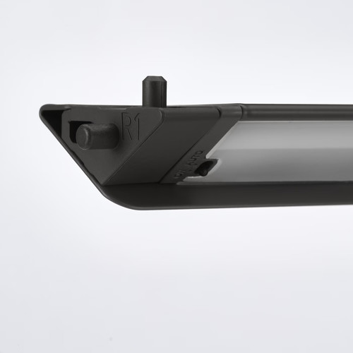 ÖVERSIDAN LED wardrobe lighting strp w sensor, dimmable dark grey, 46 cm