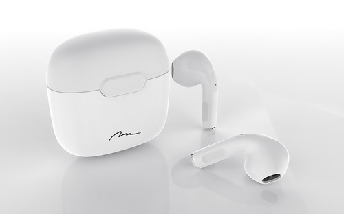 Media-Tech Headphones Earphones MT3608W, white