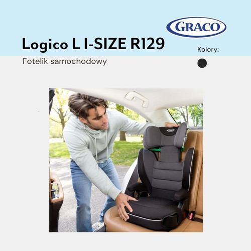 Graco Car Seat Logico i-Size Midnight 100-150cm