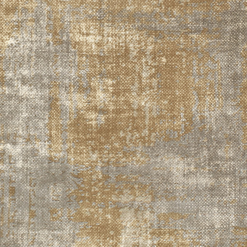 GoodHome Vinyl Wallpaper on Fleece Giana, light grey, ocher