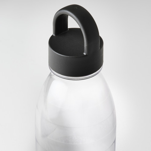 IKEA 365+ Water bottle, striped/dark grey, 0.7 l