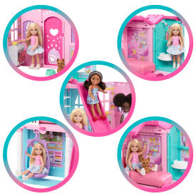 Barbie Chelsea's Fold-Out House Playset JFW49 3+