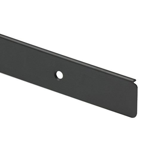 GoodHome Kitchen Worktop Side Strip 24 mm R3, black