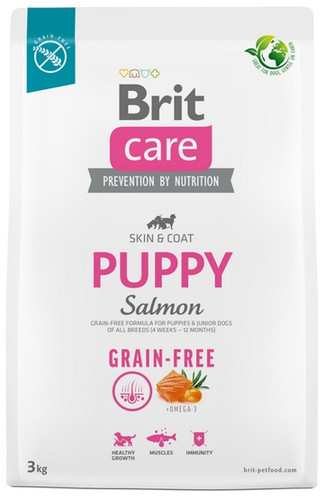 Brit Care Grain Free Puppy Dry Dog Food Salmon 3kg
