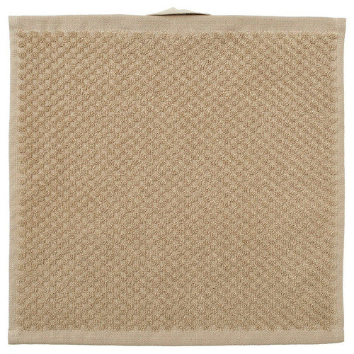 GULVIAL Washcloth, beige, 30x30 cm