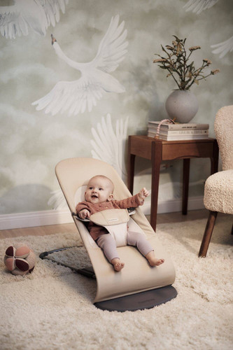 BABYBJÖRN Bouncer Balance Soft Woven - Khaki / Beige