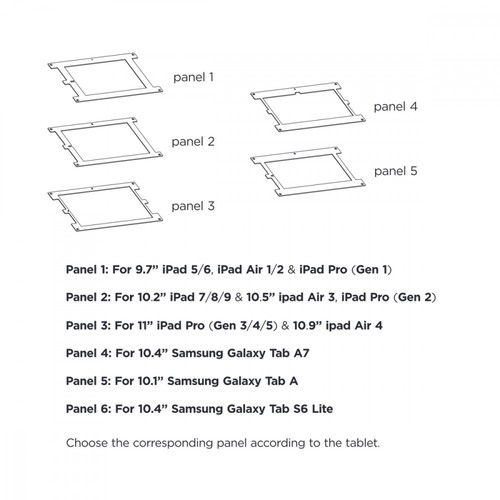 MacLean Wall Mount Tablet Hanger MC-474W