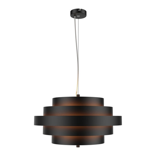 Pendant Lamp GoodHome Euboea E27, matt black