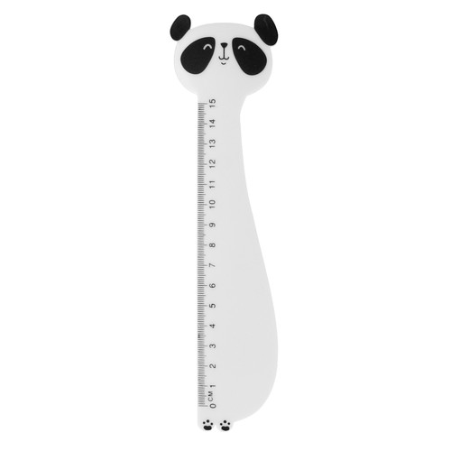 Starpak Plastic Ruler Panda 15cm