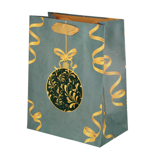 Decorative Christmas Gift Bags, 18x23 cm, Pack of 10