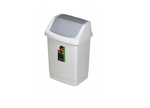 Curver Waste Bin Click-It 50l, grey/granite