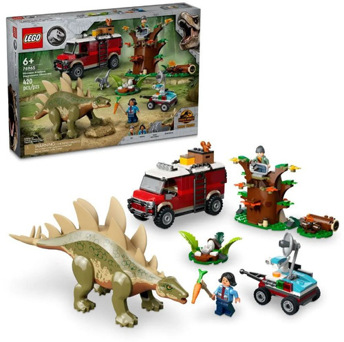 LEGO Jurassic World Dinosaur Missions: Stegosaurus Discovery 76965 6+