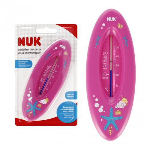 NUK Bath Thermometer Ocean, pink