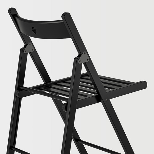 FRÖSVI Folding chair, black
