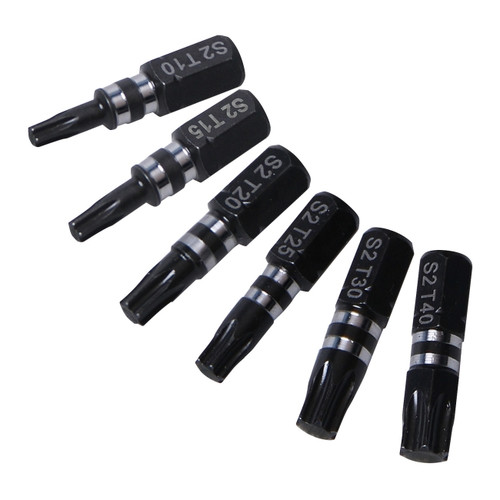 Erbauer Impact Bits 25 mm TX10-40, 6 pack