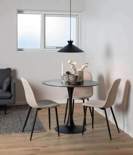 Dining Chair Celia, Beige/Black