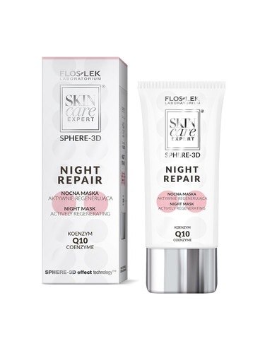 Floslek Skin Care Expert Sphere-3D Actively Regenerating Night Mask Night Repair 50ml