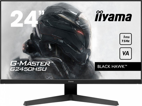 Iiyama 23.8" Monitor VA, FHD, 75Hz, 1ms, Freesync, HDMI, DP, 2x2W G2450HSU-B1