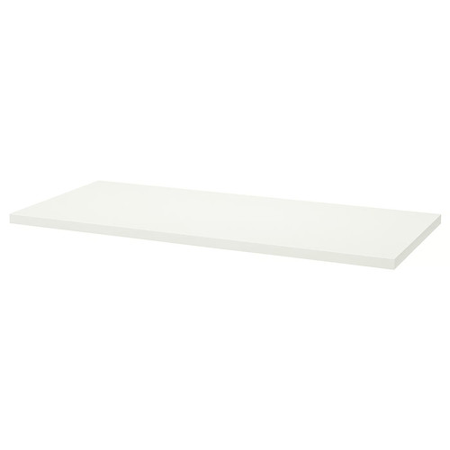 LAGKAPTEN Table top, white, 140x60 cm