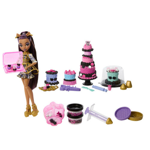 Monster High Sweet-Scream Birthday DIY Cake Set and Doll JBG78 WB3 4+