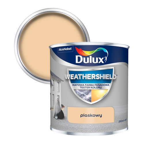 Dulux Colour Tester Weathershield Exterior Paint 250ml sand