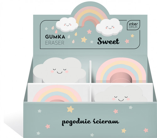 Eraser Sweet Cloud/Rainbow 20pcs