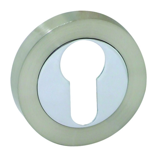 Door Escutcheon Selvia, nickel/chrome