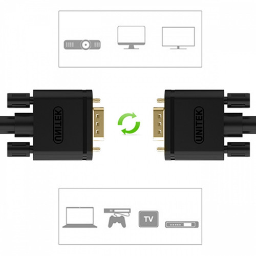 Unitek Cable VGA Premium HD15 M/M, 1.0m; Y-C511G