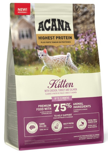 Acana Highest Protein Kitten Dry Cat Food 1.8kg