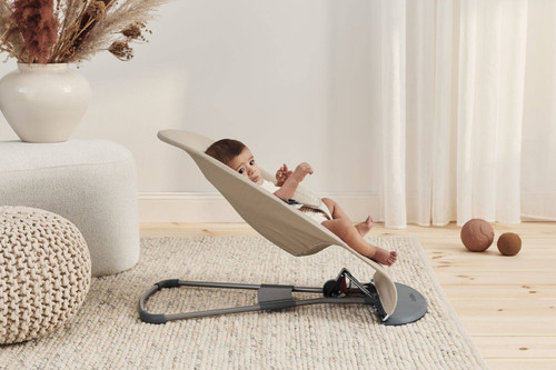 BABYBJÖRN Bouncer Balance Soft Woven - Khaki / Beige
