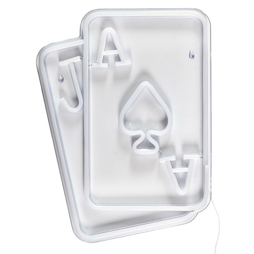 Neon LED Lamp Playing Cards