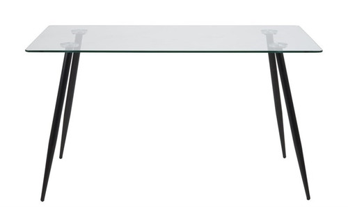 Dining Table Wilma, metal/glass
