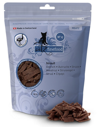 Catz Finefood Meatz N.17 Snack for Cats - Ostrich 45g