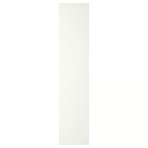 FORSAND Door with hinges, white, 50x229 cm
