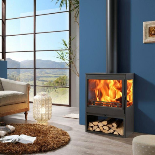 Panadero Steel Stove Onix 7.1 kW, 810x563x396 mm