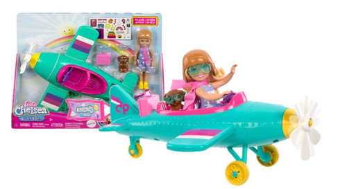 Barbie Chelsea Can Be… Plane Doll & Playset HTK38 3+
