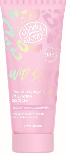 Body Boom Wild Skin Wild Regenerating Nourishing Body Cream 98% Natural 200ml